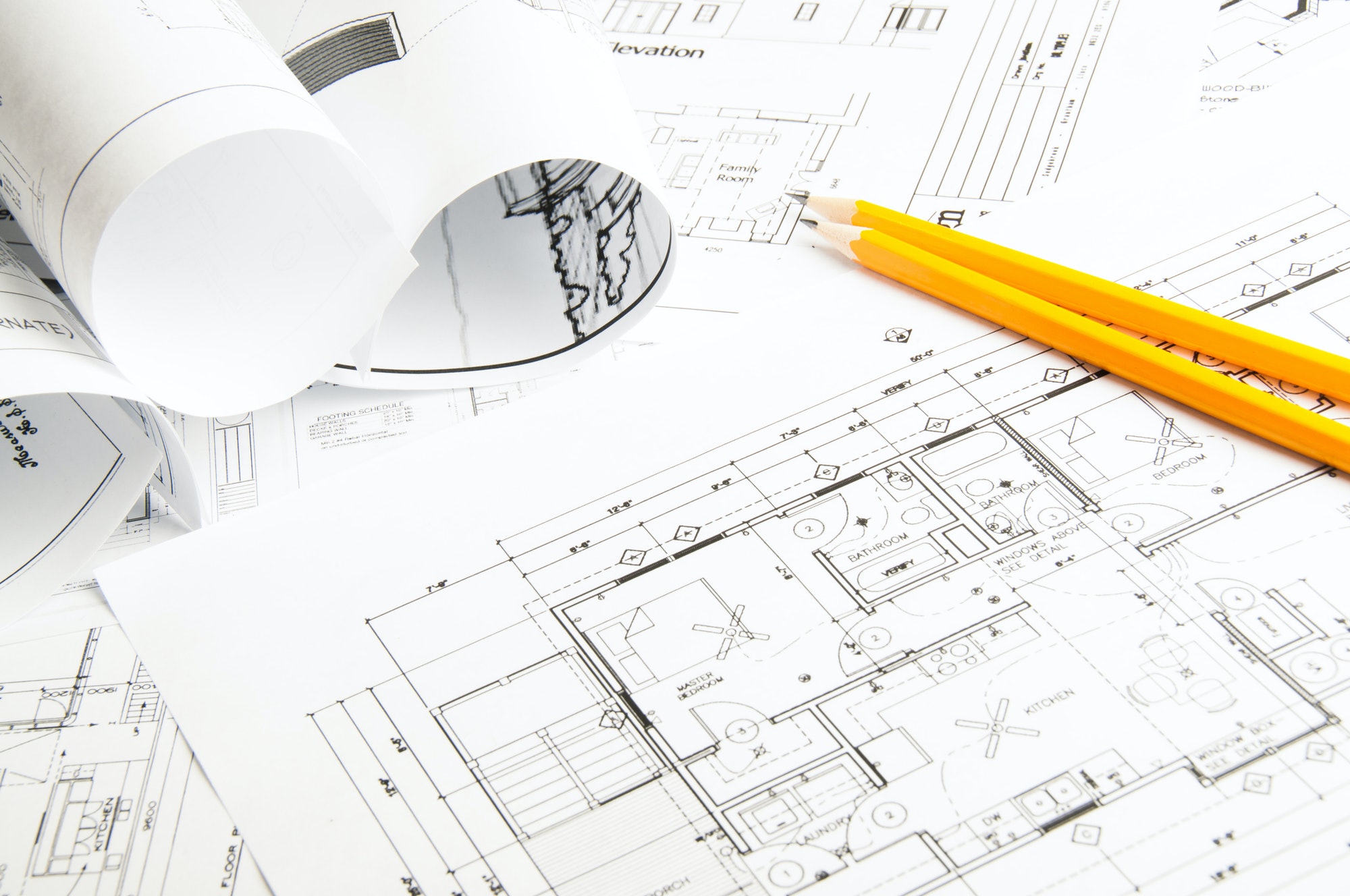 Construction planning drawings